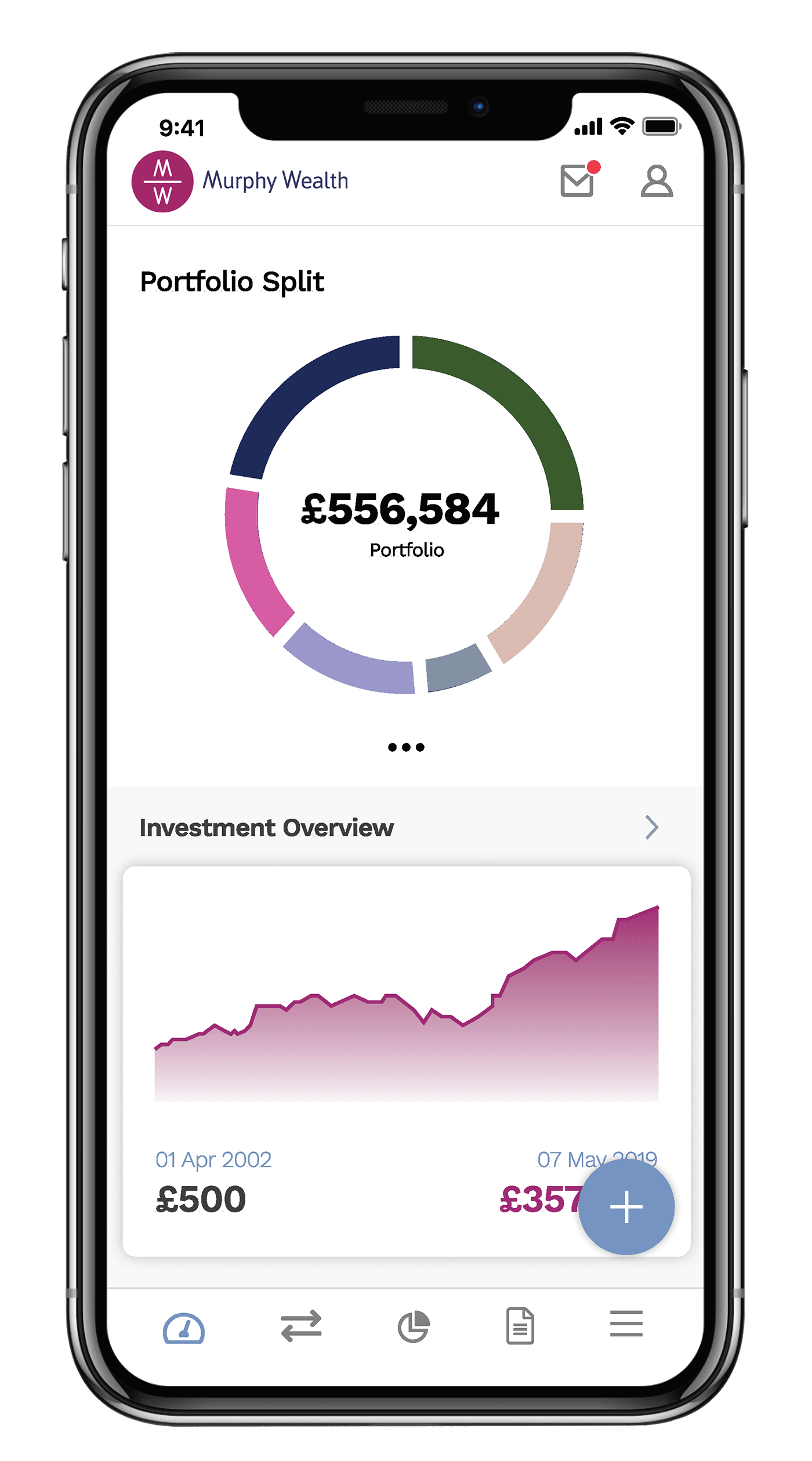 phone mw wealth app